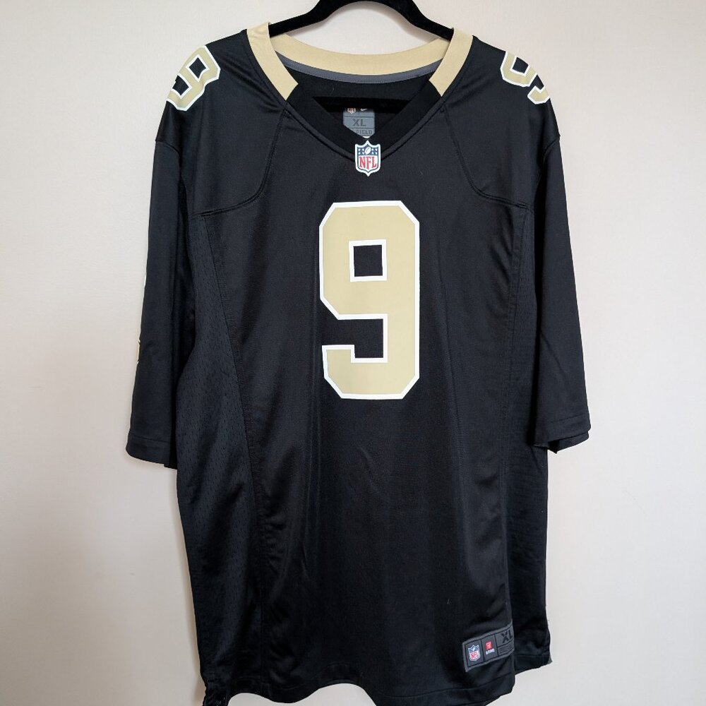 New Orleans Saints Drew Brees 9 Jersey Nike NFL XL On Field EUC